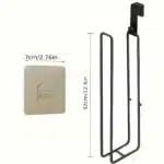Toilet Paper Holder with Storagefor Tissue Wall Mounted Over The Tank Toilet Paper Holder Organizer Self Adhesive Toilet