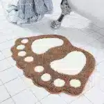 1 Piece of Anti Slip Super Absorbent Ultra-fine Fiber Bath Mat Soft and Comfortable Bathroom Carpet Floor Decoration