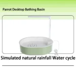 Parrot Bathtub Accessory Bathing Box Parrot Shower Bird Bathtub Bird Bath Shower for Conure Budgie African Grey Garden