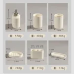 Bathroom Lotion Bottle Toothbrush Holder Tray Toiletry European Home Bathroom Products Hotel Electric Toothbrush Shelf