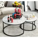 3-tier rotating spice rack filled with spice jars on a kitchen counter, 360-degree view