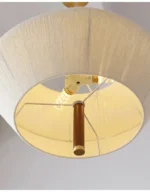 Wabi Sabi Hemp Rope Rattan Led Pendant Light For Living Room Dining Room Bar Hotel Wood Chandelier Hanging Lamp Fixture