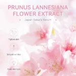 Sakura Whitening Face Serum Anti Aging Fade Fine Lines Tighten Pores Improve Melanin Pigment Dull Moisturizer Brighten Skin