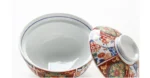 Ceramic ramen bowl with lid, Japanese style tableware for soup or rice