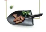 Tableware Plate Design European Style Frosted Imitation Porcelain shovels Tableware Plate Dish Platter Bowl Cutter