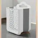 Foldable Laundry Basket Modern Foldable Laundry Basket Plastic Wall-mounted Storage Bin For Clothes Balcony Storage