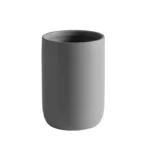 Nordic Ceramic Bathroom Lotion Bottle Press Hand Sanitizer Bottle Mouthwash Cup Toothbrush Holder Black Liquid Soap