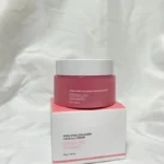 Pink Collagen Capsule Cream Niacinamide-Infused Lightweight Non-Greasy Face Moisturizer for Uneven Skin Tone Care – side view