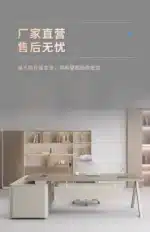 Large Wood Aesthetic Office Desk Designer Modern Drawers Standing Computer Desk Executive Wooden Mesa Escrivaninha Furniture