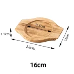 Wood Pot Holder Wooden Trivets Bowl Trivet Hot Stone pot Mat Korean Dolsot Plate Base Placemat Bibimbap Coaster Pan Dish