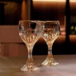 European high-end gold unleaded glass wine glass household thickened hand-made crystal glass goblets wine glasses – styled