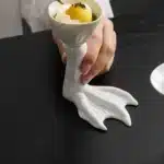 Wujinsha Four-petal Seasoning Dip Dish Creative Hotel Restaurant Club Front Dish Artistic Conception Dish Ceramic Tableware