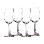 Creative Enamel Crystal Goblet Glasses for Champagne Glass Cup Set Luxury Glass Cups Glasses of Wine Wineglass Vintage