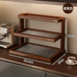 Table Shelf Countertop Cup Storage Rack Acrylic Water Cup Shelf Storage Tray Kitchen Home Organizer Shelves Kitchen