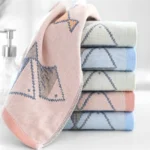 Soft cotton gauze quick dry hand towels for kids and adults in assorted colors