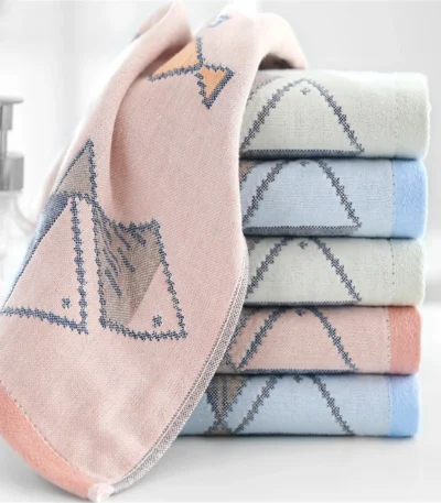 Cotton Gauze Hand Towel for Children and Adults, Face Towel, 35*75 cm, High Quality, 2 pcs, 3 pcs, 5 pcs