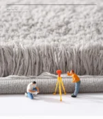50*80cm Super Thick Fluff Fiber Bath Mat, Shower Room Rugs, Chenille Bathroom Floor Mat, Toilet Absorbent Entrance Door Mat