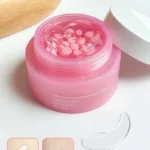 Pink Collagen Capsule Cream Niacinamide-Infused Lightweight Non-Greasy Face Moisturizer for Uneven Skin Tone Care – styled