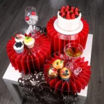 Paper Folding Dessert Table Cupcake Display Stands for Buffet Party Birthday Wedding Window Display Stand Centerpiece Decoration - Image 44