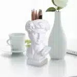Nordic David Vase Hydroponic Vase Ornaments Flower Pot Makeup Brush Storage Bucket Photo Props Pen Holder Vintage Home Decor