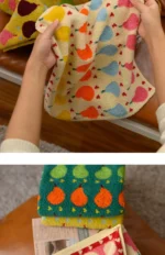 Cute Graffiti  Pears Patter Cotton Soft Face Towel for Kids Absorbent Bath Towel Comfortable Cotton Household Towel Beach Towels - Image 56