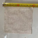 12pcs Table Napkins Wedding Party Dinner Table White Cloth Napkin Restaurant Home Napkins Cotton Linen Handkerchie 4 Size