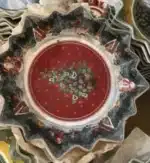 German V Bao Tableware Christmas Biscuits Plate Dish Rectangular Plate Mug Plate Salad Dish – top view
