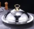 Elegant serving dish with lid on a dining table