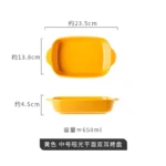 Bread Pan for Baking Tools and Accessories Oven Tray Kitchen Utensil Porcelain Dishes Cooking Utensils Bakeware Ceramic Pans Bar - Image 24