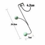 Portable Door Hook Hanging Coat Rack Without Drilling Multifunctional Bedroom Storages Hanger Kitchen Organizer Home