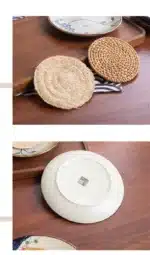 Beauty Ceramic Dinner Plate Flower Bird Japanese Pan Table Decoration Cute Bread Dessert Plates Sushi Dishes Tea Trays for