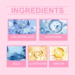 Glutathione Niacinamide Body Lotion Skin Brightening Hydrate Revitalize Even Skin Tone Whitening Face Bleaching Lightening
