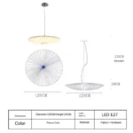 Handcrafted wabi sabi pendant light in a cozy living room
