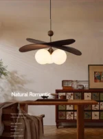 2026 Wabi Sabi Wicker Hanging Chandelier Light Fixture Vintage Glass Bubble Pendant Lamp For Dining Room Bedroom Living Room