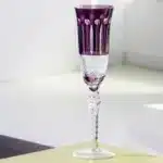 Crystal Flute Champagne Glasses Multicolor Wine Glass Cup Handmade Hand Carved Edo Kiriko Wedding Gift With Gift Box 1PC