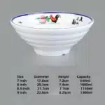 Melamine Noodle Bowl Household Plastic Tableware Restaurant Commercial Ramen Salad Bowl Thickened Not Easily Broken Soup