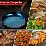 Cast Iron Frying Pan Hand hammering Uncoated Skillet Fried Egg Steak Kitchen Pan for Gas Stove Induction Cooker 30cm – side