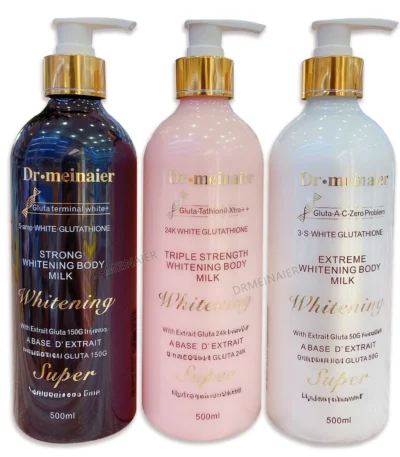 24K Gold Glutathione Whitening Body Lotion Moisturizing Brightening and Firming Body Cream