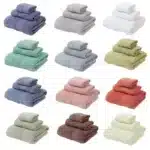 6PCS / 3PCS Luxury Lace Embroidered Cotton Towel Set Bath Towels Face Towel Hand Towel Washcloths Quick Dry Soft Terry
