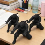 Pens/Pen Holder Unique Desktop Organizer Creative Ninja-Style 3D Printed Pen Holder Ballpoint Stand Storage Display Shelf