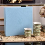 Crystal Swan Espresso Cup and Saucer Tea Set High Value Gift Box for Housewarming Present Luxury Tableware Cups and Mugs