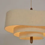 Japanese Wabi Sabi Cloth Ceiling Chandelier For Living Room Island Bedroom LED Pendant Light Modern Home Decor Lighting