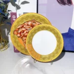European Style Ceramic Steak Western Food Plate Home Party Creative Pastry Fruit Salad Platter 8/10 inch Kitchen Tableware