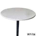 New 60-140cm Weding Round Table Cover Waterproof Case Dining Table Oil-Proof Elastic Tablecloth Fitted Wedding Decoration