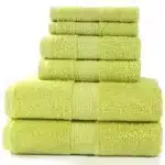 6PCS / 3PCS Luxury Lace Embroidered Cotton Towel Set Bath Towels Face Towel Hand Towel Washcloths Quick Dry Soft Terry