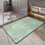 Stone Texture Diatomite Bath Mat Fast-Drying Water-Absorbent Rug for Bathroom Home Use – close-up detail