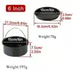 Non Stick Pizza Pan Set for Air Fryer and Oven Cooking Round Cake Baking Pan for Desserts Pizza and More Kitchen Bakeware