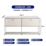 Modern Living Room Cabinet Modular Sideboard Storage Cabinets Combination TV Stand for Customizable Steel Frame Wood  Furniture - Image 16