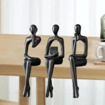 Abstract Desktop Character Ornaments High Quality Resin Abstract Thinker Sculpture Nordic Style Modern Home Office Decor