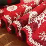Christmas Table Runner Christmas Decoration Tablecloth Table Setting Dining Vintage Wedding Family Party Placemat Table